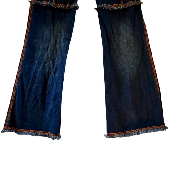 Perfect for Festival Vibe! 5/48 Low Rise Wide Leg Jeans Size 6 or 29 - Picture 9 of 13
